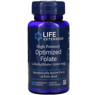 <img alt="Life Extension, High Potency Optimized Folate, 5000 mcg, 30 Vegetarian Tablets" title="Life Extension, High Potency Optimized Folate, 5000 mcg, 30 Vegetarian Tablets,737870191339"