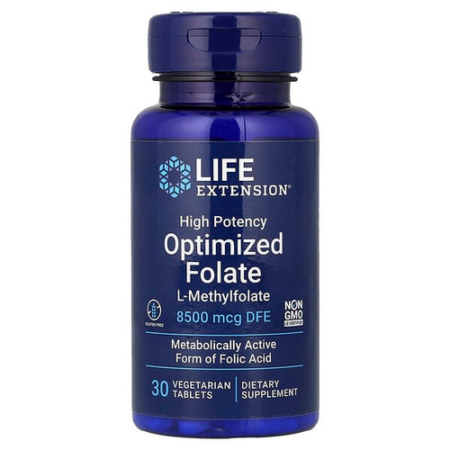 <img alt="Life Extension, Optimized Folate, High Potency , 8,500 mcg DFE, 30 Vegetarian Tablets" title="Life Extension, Optimized Folate, High Potency , 8,500 mcg DFE, 30 Vegetarian Tablets,737870191339"