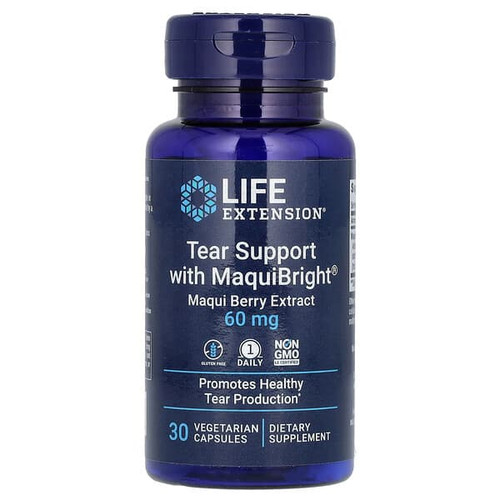 <img alt="Life Extension, Tear Support with MaquiBright, Maqui Berry Extract, 60 mg, 30 Vegetarian Capsules" title="Life Extension, Tear Support with MaquiBright, Maqui Berry Extract, 60 mg, 30 Vegetarian Capsules,737870191834"