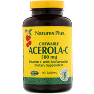 <img alt="Natures Plus, Chewable Acerola-C, Vitamin C with Bioflavonoids, 500 mg, 90 Tablets" title="Natures Plus, Chewable Acerola-C, Vitamin C with Bioflavonoids, 500 mg, 90 Tablets,097467024601"