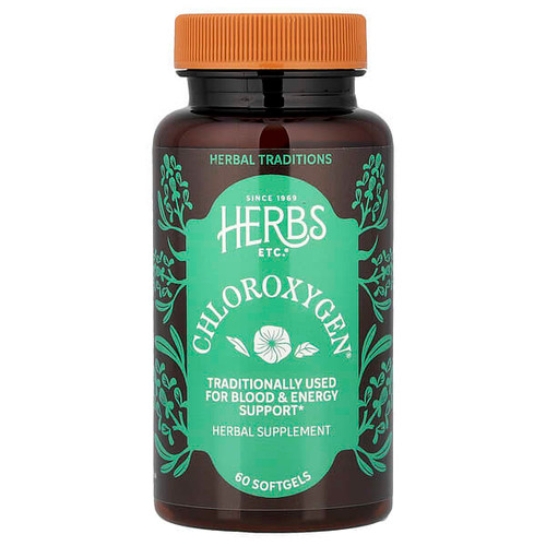 <img alt="Herbs Etc., ChlorOxygen, 60 Softgels" title="Herbs Etc., ChlorOxygen, 60 Softgels,765704519264"