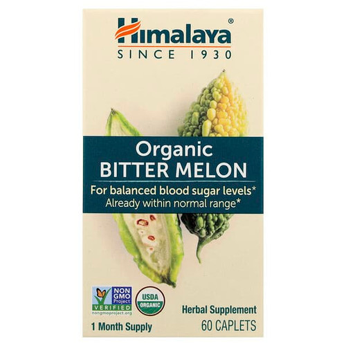 <img alt="Himalaya, Organic Bitter Melon, 60 Caplets" title="Himalaya, Organic Bitter Melon, 60 Caplets,605069422017"