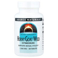 <img alt="Source Naturals, Horny Goat Weed, 1,000 mg, 60 Tablets" title="Source Naturals, Horny Goat Weed, 1,000 mg, 60 Tablets,021078014300"