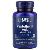 <img alt="Life Extension, Pantothenic Acid, Vitamin B-5, 500 mg, 100 Vegetarian Capsules" title="Life Extension, Pantothenic Acid, Vitamin B-5, 500 mg, 100 Vegetarian Capsules,737870202813"