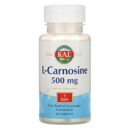 <img alt="KAL, L-Carnosine, 500 mg, 30 Tablets" title="KAL, L-Carnosine, 500 mg, 30 Tablets,021245105787"