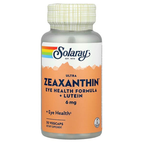 <img alt="Solaray, Ultra Zeaxanthin, Eye Health Formula +  Lutein, 30 VegCaps" title="Solaray, Ultra Zeaxanthin, Eye Health Formula +  Lutein, 30 VegCaps,076280106190"