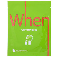 3 PACK of When Beauty, Glamour Base, Bio-Cellulose Sheet Mask, 1 Sheet, 0.8 fl oz (23 ml)