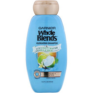 3 PACK of Garnier, Whole Blends, Coconut Water & Vanilla Milk Hydrating Shampoo, 12.5 fl oz (370 ml)