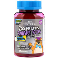 <img alt="21st Century, Zoo Friends Smart Kids Omega Plus DHA, 60 Gummies" title="21st Century, Zoo Friends Smart Kids Omega Plus DHA, 60 Gummies,740985276235"