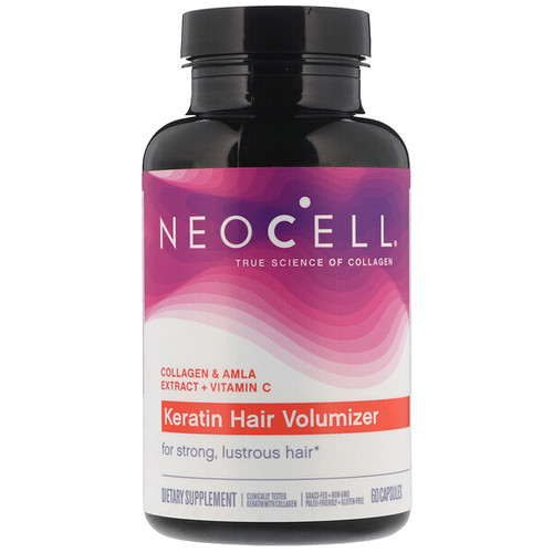 <img alt="Neocell, Keratin Hair Volumizer, 60 Capsules" title="Neocell, Keratin Hair Volumizer, 60 Capsules,016185129290"
