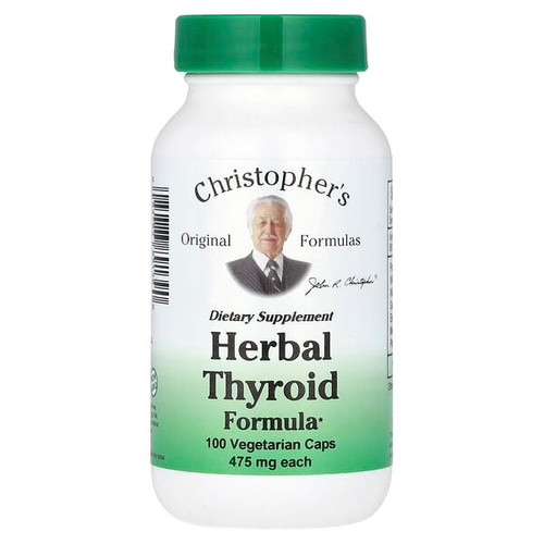 <img alt="Christophers Original Formulas, Herbal Thyroid Formula, 100 Vegetarian Caps" title="Christophers Original Formulas, Herbal Thyroid Formula, 100 Vegetarian Caps,084783891390"