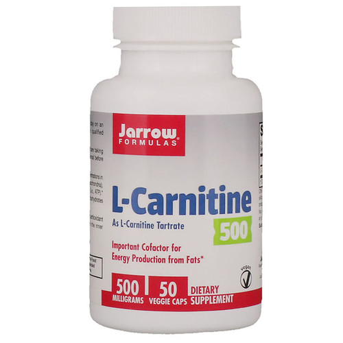 <img alt="Jarrow Formulas, L-Carnitine 500, 50 Veggie Caps" title="Jarrow Formulas, L-Carnitine 500, 50 Veggie Caps,790011020011"