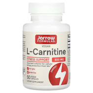 <img alt="Jarrow Formulas, L-Carnitine, 500 mg, 50 Veggie Capsules" title="Jarrow Formulas, L-Carnitine, 500 mg, 50 Veggie Capsules,790011020011"