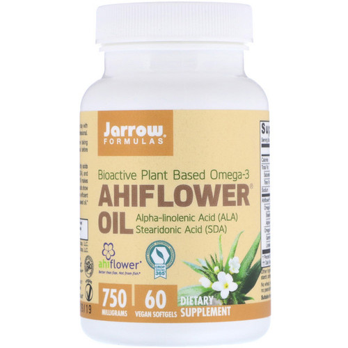 <img alt="Jarrow Formulas, Ahiflower Oil, 60 Vegan Softgels" title="Jarrow Formulas, Ahiflower Oil, 60 Vegan Softgels,790011110125"