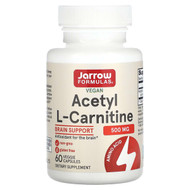 <img alt="Jarrow Formulas, Acetyl L-Carnitine, 500 mg, 60 Veggie Capsules" title="Jarrow Formulas, Acetyl L-Carnitine, 500 mg, 60 Veggie Capsules,790011150374"