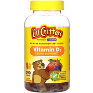 <img alt="L'il Critters, Vitamin D3 Bone Support Gummy Vitamin, Natural Fruit Flavors, 190 Gummies" title="L'il Critters, Vitamin D3 Bone Support Gummy Vitamin, Natural Fruit Flavors, 190 Gummies,027917015873"
