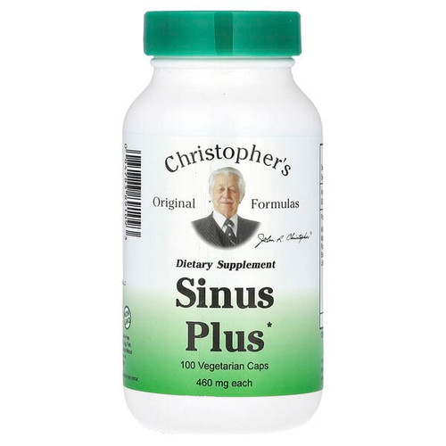 <img alt="Christophers Original Formulas, Sinus Plus, 100 Vegetarian Caps" title="Christophers Original Formulas, Sinus Plus, 100 Vegetarian Caps,084783891093"