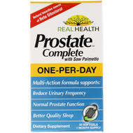 <img alt="Real Health, Prostate Complete with Saw Palmetto, 30 Softgels" title="Real Health, Prostate Complete with Saw Palmetto, 30 Softgels,647125001309"