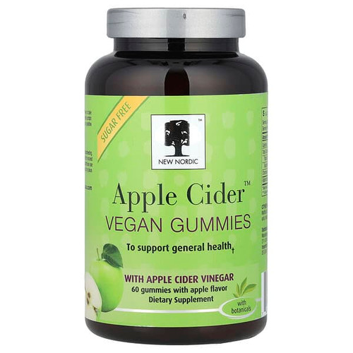 <img alt="New Nordic, Apple Cider Vegan Gummies, Apple, 60 Gummies (200 mg per Gummy)" title="New Nordic, Apple Cider Vegan Gummies, Apple, 60 Gummies (200 mg per Gummy),741805000733"