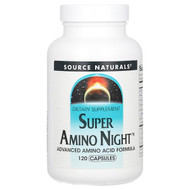 <img alt="Source Naturals, Super Amino Night, 120 Capsules" title="Source Naturals, Super Amino Night, 120 Capsules,021078001119"