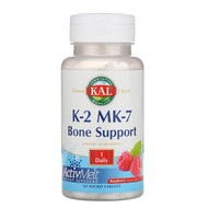<img alt="KAL, K-2 MK-7, Bone Support, Raspberry, 60 Micro Tablets" title="KAL, K-2 MK-7, Bone Support, Raspberry, 60 Micro Tablets,021245646846"