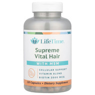 <img alt="LifeTime Vitamins, Supreme Vital Hair with MSM, 120 Capsules" title="LifeTime Vitamins, Supreme Vital Hair with MSM, 120 Capsules,053232200755"