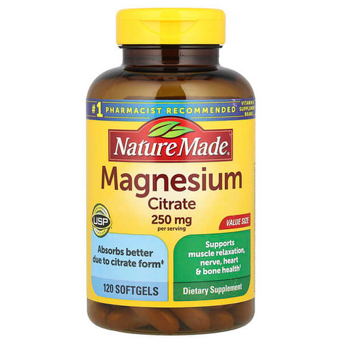 <img alt="Nature Made, Magnesium Citrate, 120 Softgels (125 mg per Softgel)" title="Nature Made, Magnesium Citrate, 120 Softgels (125 mg per Softgel),031604028954"