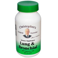 <img alt="Christophers Original Formulas, Lung and Bronchial, 425 mg, 100 Veggie Caps" title="Christophers Original Formulas, Lung and Bronchial, 425 mg, 100 Veggie Caps,084783891154"