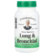 <img alt="Christophers Original Formulas, Lung & Bronchial, 100 Vegetarian Caps" title="Christophers Original Formulas, Lung & Bronchial, 100 Vegetarian Caps,084783891154"