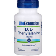 <img alt="Life Extension, D, L-Phenylalanine, 500 mg, 100 Vegetarian Capsules" title="Life Extension, D, L-Phenylalanine, 500 mg, 100 Vegetarian Capsules,737870167112"