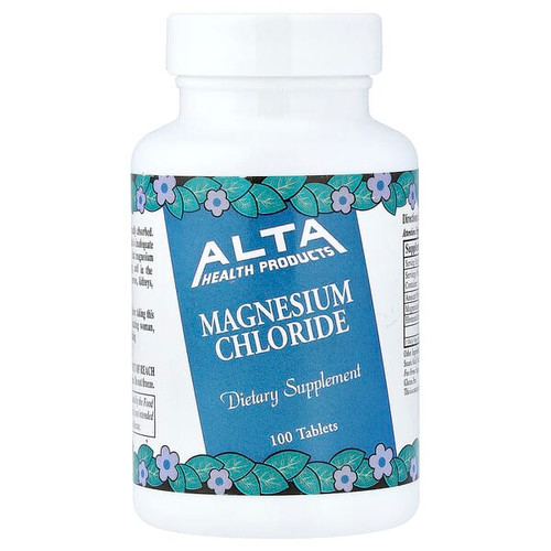 <img alt="Alta Health, Magnesium Chloride, 100 Tablets" title="Alta Health, Magnesium Chloride, 100 Tablets,076920000604"