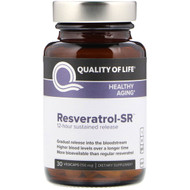 <img alt="Quality of Life Labs, Resveratrol-SR, 150 mg, 30 Vegicaps" title="Quality of Life Labs, Resveratrol-SR, 150 mg, 30 Vegicaps,812259003295"