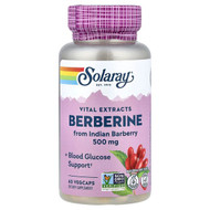 <img alt="Solaray, Vital Extracts, Berberine, 500 mg, 60 VegCaps" title="Solaray, Vital Extracts, Berberine, 500 mg, 60 VegCaps,076280477054"