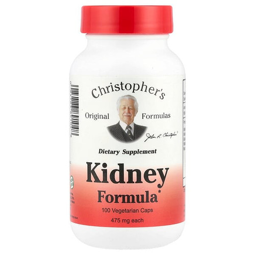 <img alt="Christophers Original Formulas, Kidney Formula, 475 mg, 100 Vegetarian Caps" title="Christophers Original Formulas, Kidney Formula, 475 mg, 100 Vegetarian Caps,084783891048"