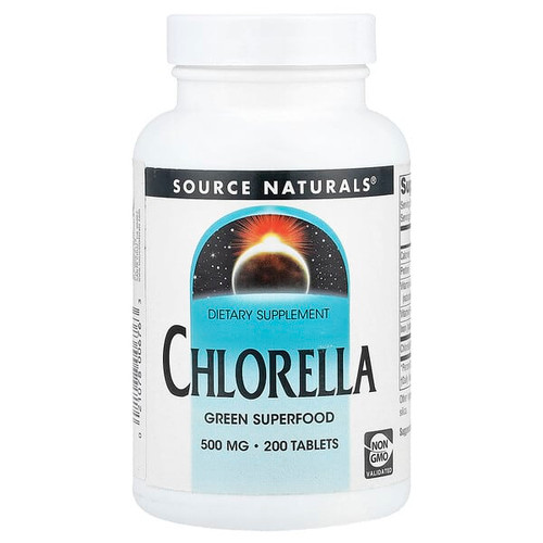 <img alt="Source Naturals, Chlorella, 200 Tablets" title="Source Naturals, Chlorella, 200 Tablets,021078006763"