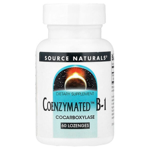 <img alt="Source Naturals, Coenzymated B-1, 60 Lozenges (13 mg per Lozenge)" title="Source Naturals, Coenzymated B-1, 60 Lozenges (13 mg per Lozenge),021078009337"