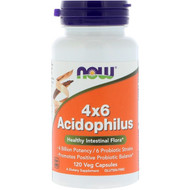 <img alt="Now Foods, 4x6 Acidophilus, 120 Veg Capsules" title="Now Foods, 4x6 Acidophilus, 120 Veg Capsules,733739029225"