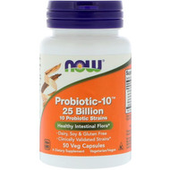 <img alt="Now Foods, Probiotic-10, 25 Billion, 50 Veg Capsules" title="Now Foods, Probiotic-10, 25 Billion, 50 Veg Capsules,733739029263"