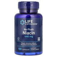<img alt="Life Extension, No Flush Niacin, 640 mg, 100 Capsules" title="Life Extension, No Flush Niacin, 640 mg, 100 Capsules,737870373100"