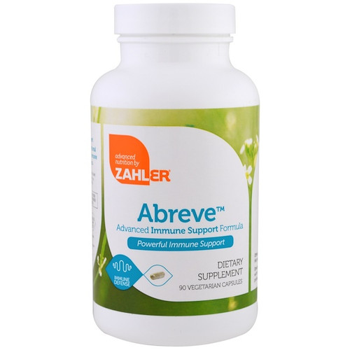 <img alt="Zahler, Abreve, Advanced Immune System Support Formula, 90 Vegetarian Capsules" title="Zahler, Abreve, Advanced Immune System Support Formula, 90 Vegetarian Capsules,848998080716"