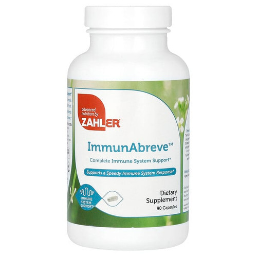 <img alt="Zahler, ImmunAbreve, Complete Immune System Support , 90 Capsules" title="Zahler, ImmunAbreve, Complete Immune System Support , 90 Capsules,848998080716"