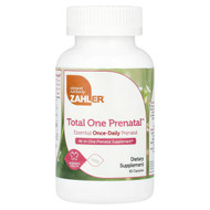 <img alt="Zahler, Total One Prenatal, Essential Once-Daily Prenatal, 60 Capsules" title="Zahler, Total One Prenatal, Essential Once-Daily Prenatal, 60 Capsules,848998081461"