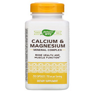 <img alt="Natures Way, Calcium & Magnesium, Mineral Complex, 250 Capsules" title="Natures Way, Calcium & Magnesium, Mineral Complex, 250 Capsules,033674413111"
