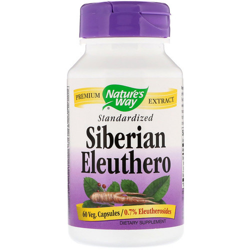 <img alt="Natures Way, Siberian Eleuthero, Standardized, 60 Veg. Capsules" title="Natures Way, Siberian Eleuthero, Standardized, 60 Veg. Capsules,033674629000"