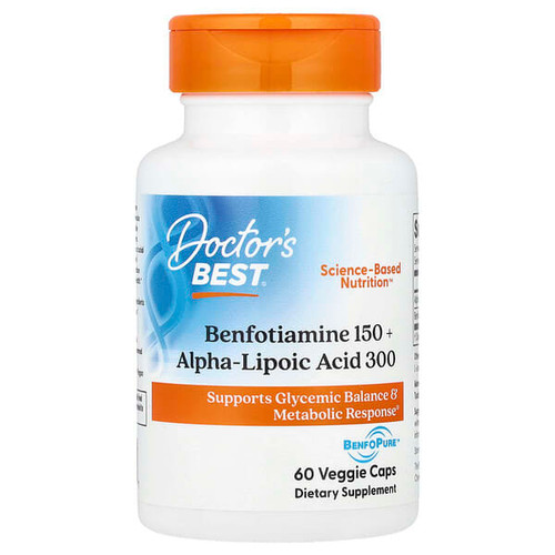 <img alt="Doctors Best, Benfotiamine 150 + Alpha-Lipoic Acid 300, 60 Veggie Caps" title="Doctors Best, Benfotiamine 150 + Alpha-Lipoic Acid 300, 60 Veggie Caps,753950002517"