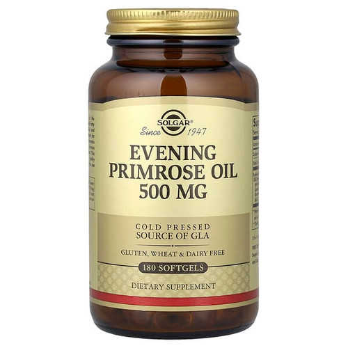 <img alt="Solgar, Evening Primrose Oil, 500 mg, 180 Softgels" title="Solgar, Evening Primrose Oil, 500 mg, 180 Softgels,033984010437"
