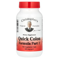 <img alt="Christophers Original Formulas, Quick Colon Formula Part 1, 485 mg, 100 Vegetarian Caps" title="Christophers Original Formulas, Quick Colon Formula Part 1, 485 mg, 100 Vegetarian Caps,084783891369"