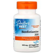 <img alt="Doctors Best, Benfotiamine 300, 300 mg, 60 Veggie Caps" title="Doctors Best, Benfotiamine 300, 300 mg, 60 Veggie Caps,753950002708"