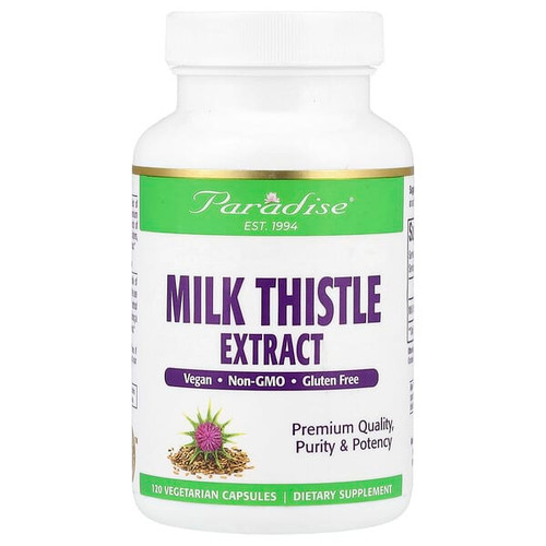 <img alt="Paradise Herbs, Milk Thistle Extract, 120 Vegetarian Capsules (250 mg per Capsule)" title="Paradise Herbs, Milk Thistle Extract, 120 Vegetarian Capsules (250 mg per Capsule),601944777722"