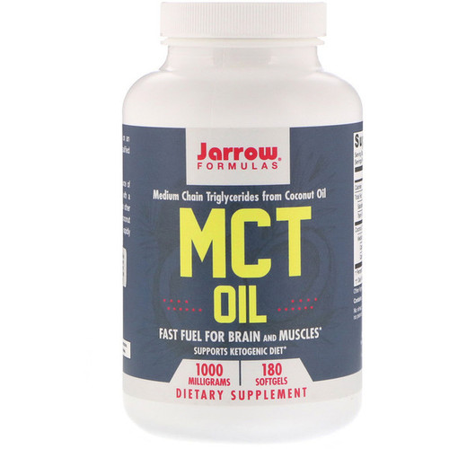 <img alt="Jarrow Formulas, MCT Oil, 1000 mg, 180 Softgels" title="Jarrow Formulas, MCT Oil, 1000 mg, 180 Softgels,790011160571"